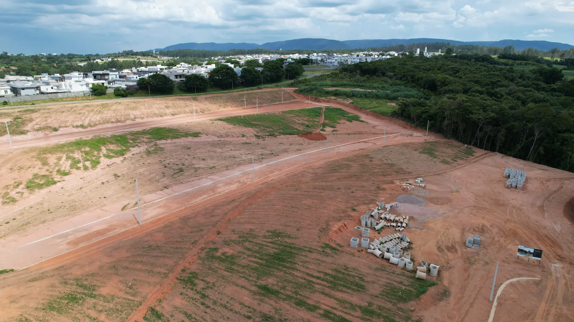 Ruas em execução no Gran Ville Santo Angelo
